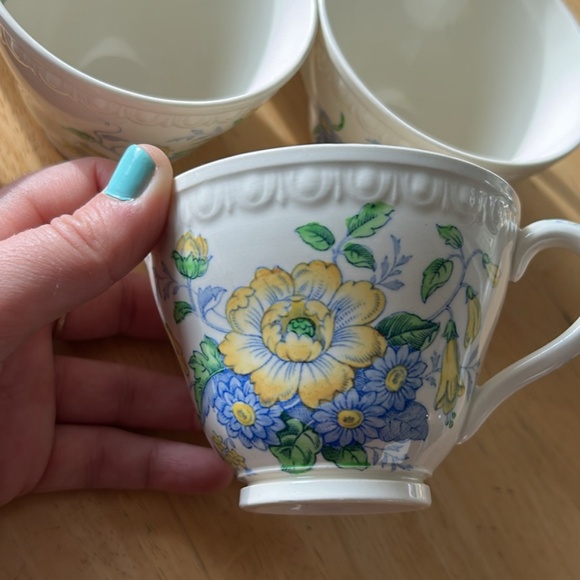 Copeland Spode Raeburn tea cups/saucers + two dinner plates - Picture 4 of 7